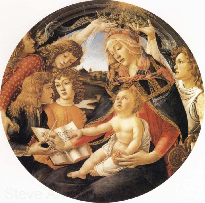 Sandro Botticelli Madonna del Magnificat Spain oil painting art